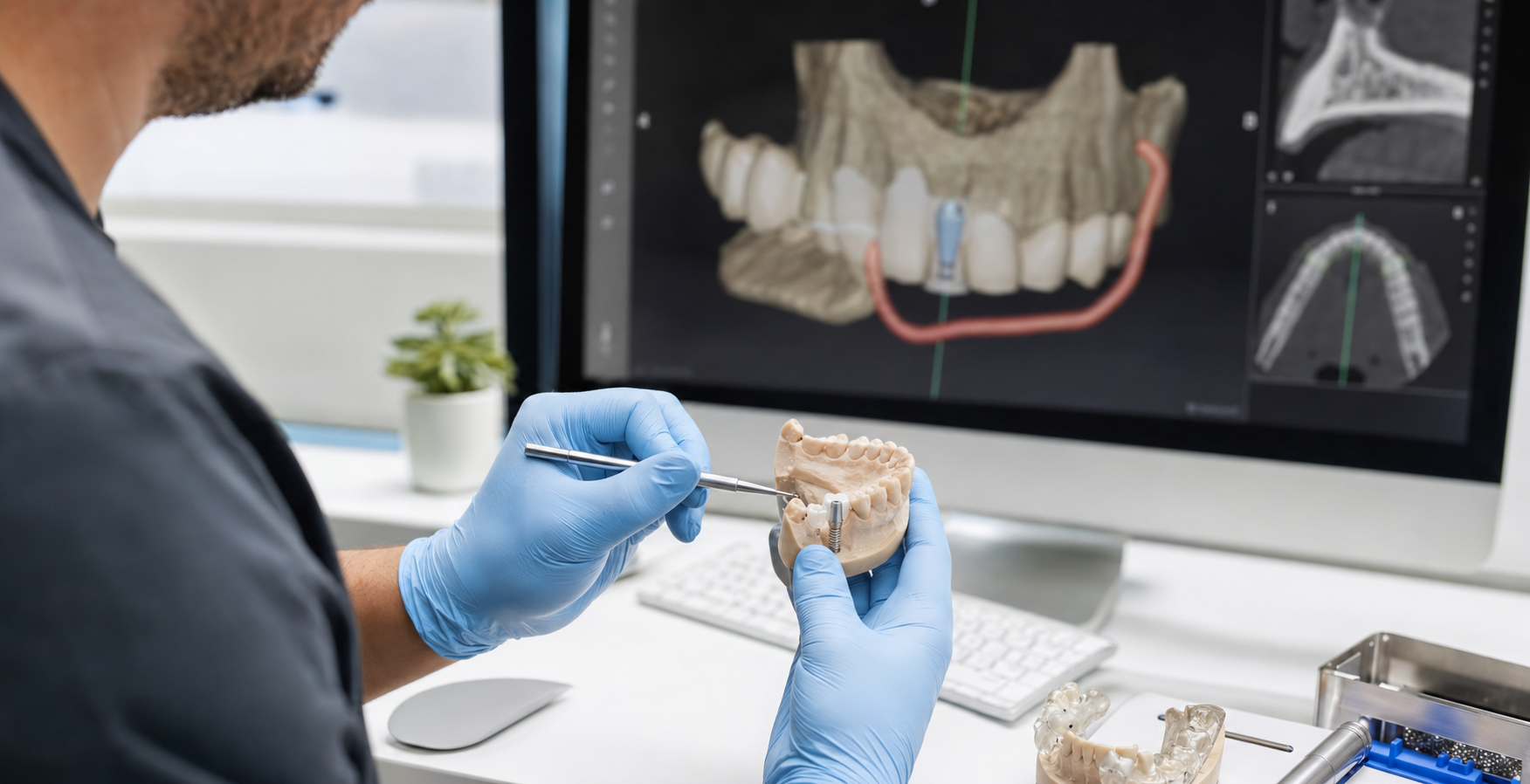 Planificación de implantes dentales cuando existe poco hueso