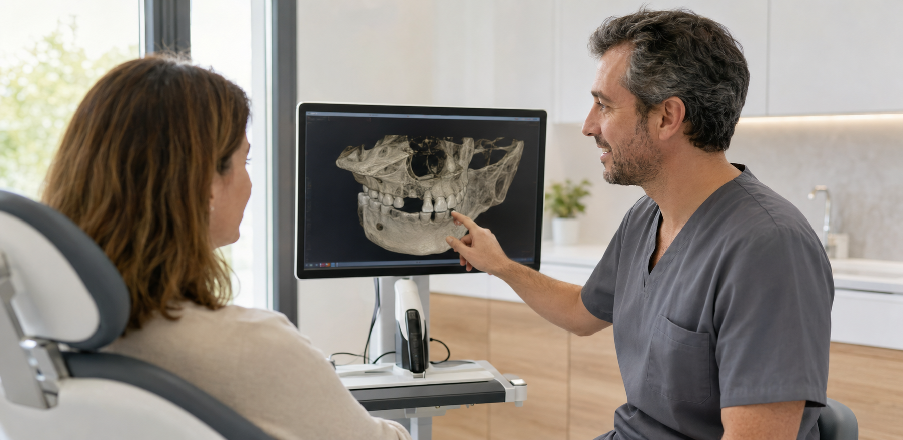 Valoración de implantes dentales con poco hueso